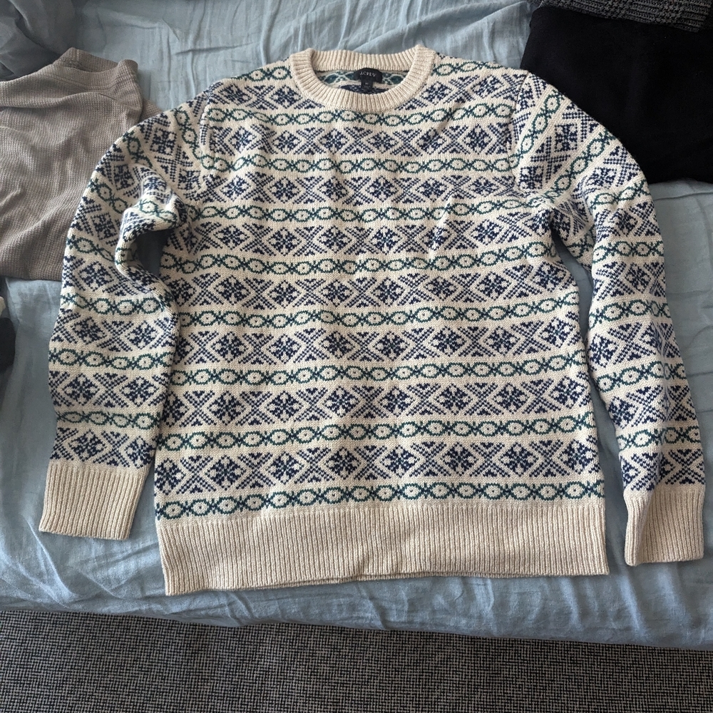 Jcrew lambswool sweater medium